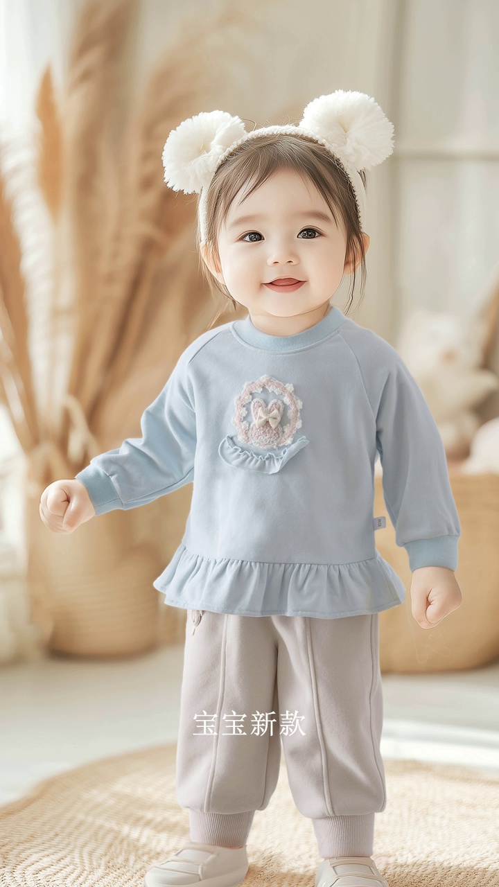 宝宝新款，2025 新款来袭！旺贝特童装。潮流设计在线，舒适拉满，出街回头率爆棚。好产品+强扶持，旺贝特盼与您同行，共创佳绩！#宝宝新款 #女婴装 #河东宝宝新款 #宝宝新款 #哈尔滨小童装 