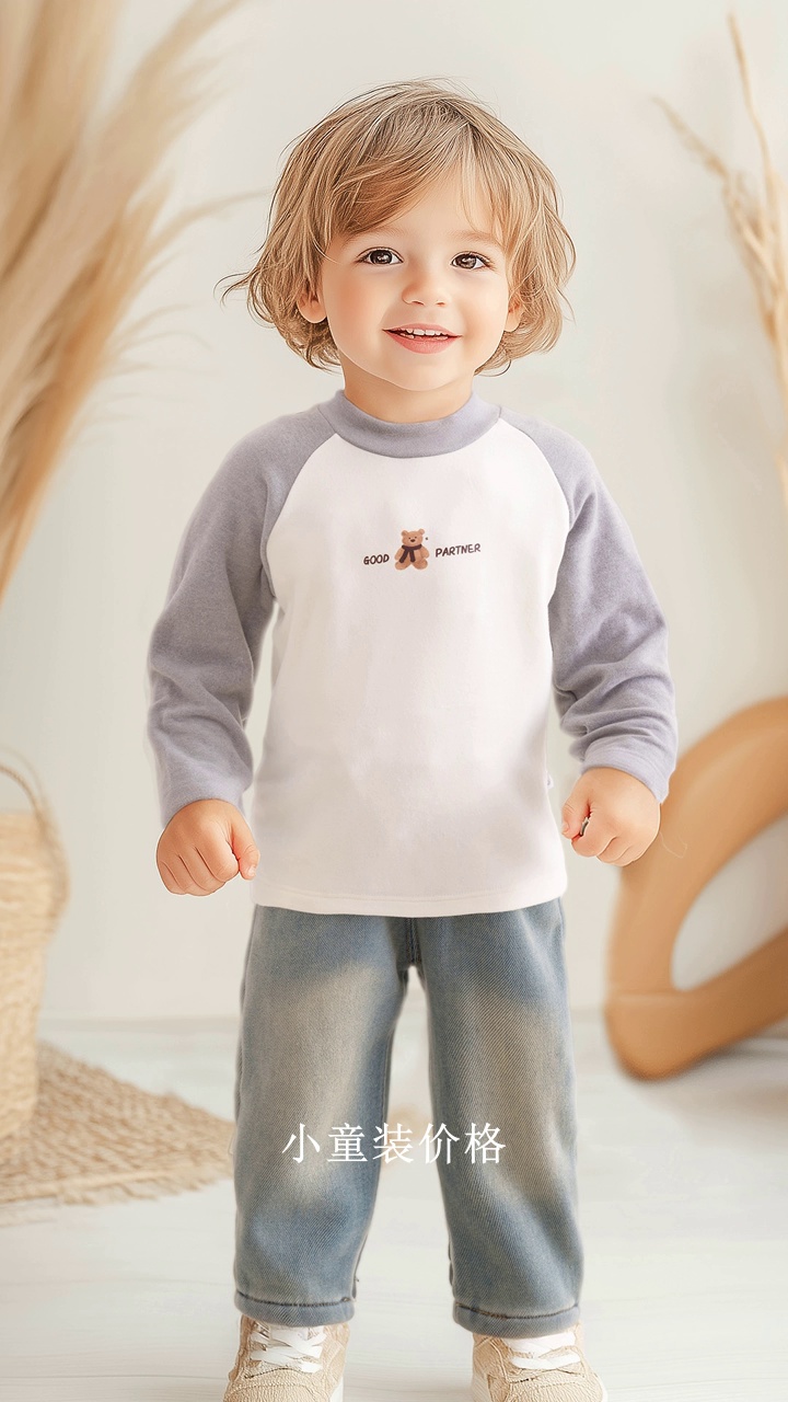小童装价格，旺贝特新款童装，可爱翻倍。从面料到剪裁都较真，给宝贝时尚穿搭，更给童年贴心守护。快来加入我们吧。#婴儿装加盟 #男婴新款 #小孩服装 #小孩服装一手货源批发加盟 #小童装价格 