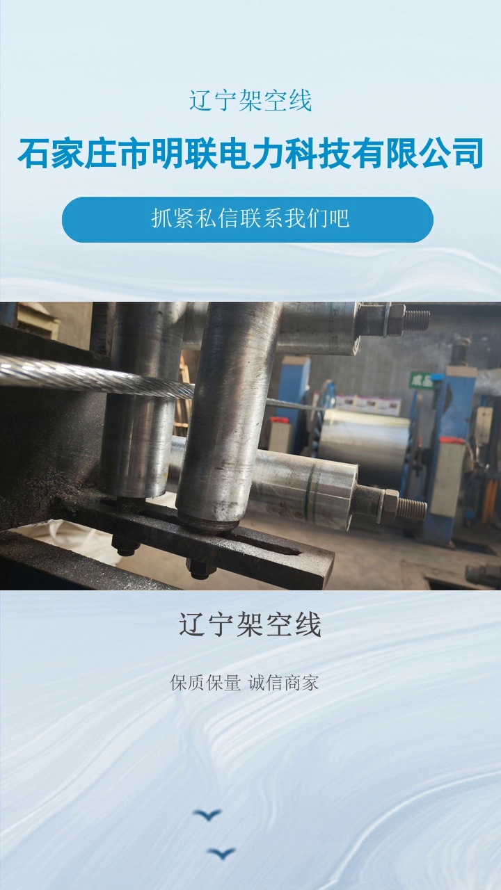 辽宁架空线，架空线一般由电线和电杆组成。架空线可以灵活应用于各种地形和环境条件，具有较强的适应性。了解具体信息，点赞关注我#架空绝缘导线 #黑龙江带钢丝绝缘架空线 #带钢丝绝缘架空线 #辽宁架空线 #四川低压架空线 